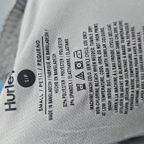 Hurley Men's Light Pink Swim Shorts Skeleton Cocktail Size Small New - Picture 5 of 8